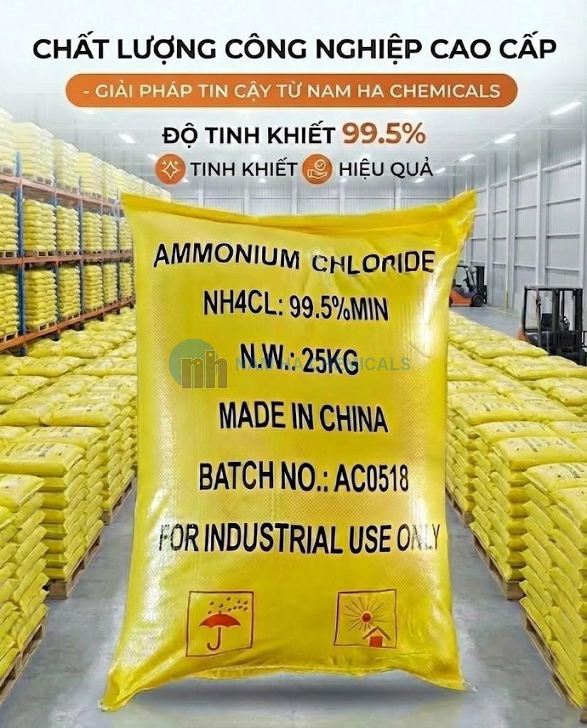 Ammonium Chloride NH4Cl - Muối lạnh