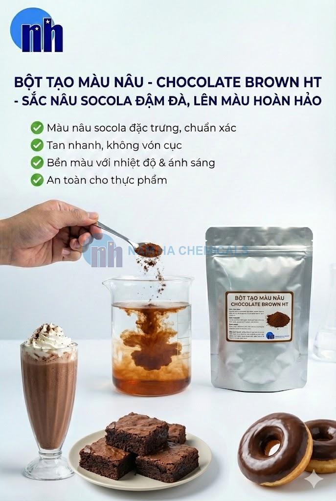 Màu Nâu Chocolate Brown HT (E155)