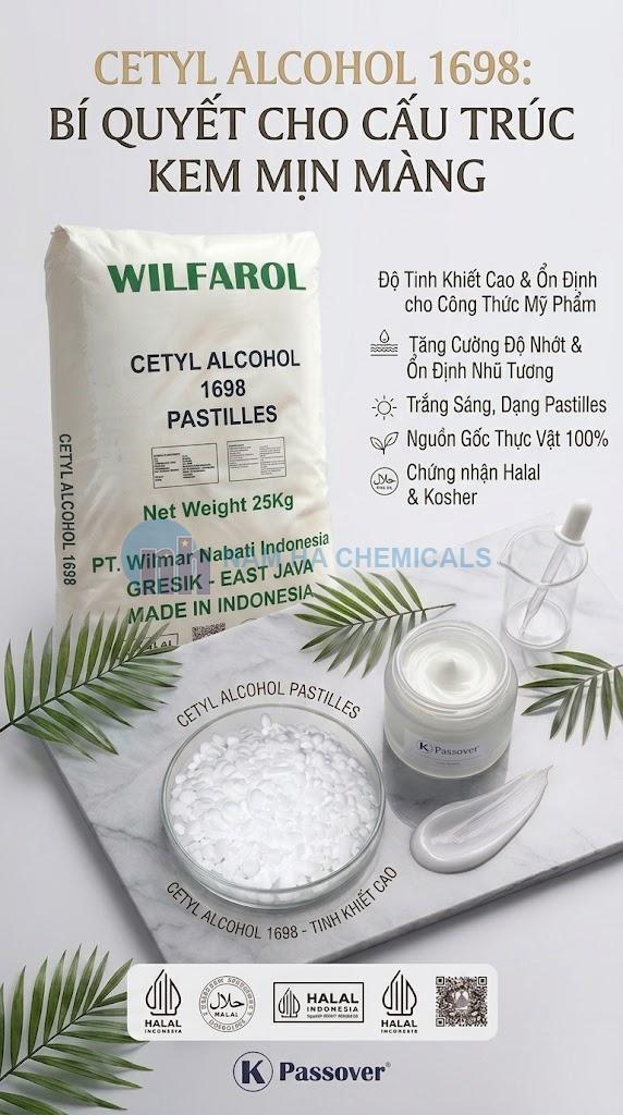 Cetyl Alcohol - Fatty Alcohol 1698