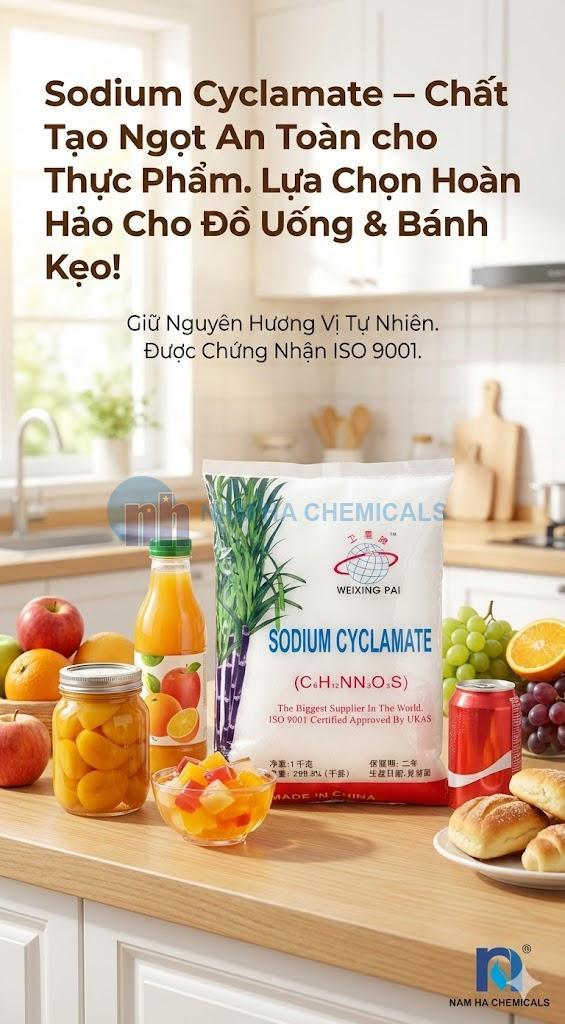 Đường Cyclamate - Sodium Cyclamate E952