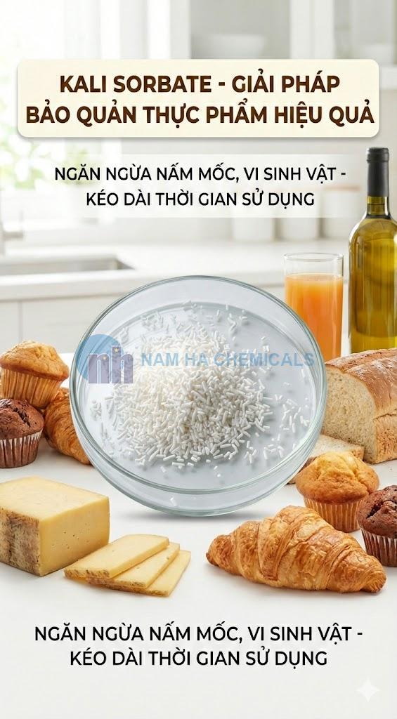 POTASSIUM SORBATE (E202) - KALI SORBATE