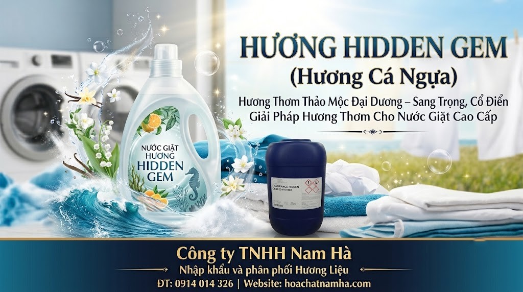 Hương Cá ngựa trong sản xuất nước giặt