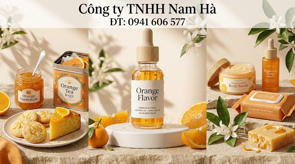 Hương cam thực phẩm Orange Flavour nhập khẩu Nam Hà