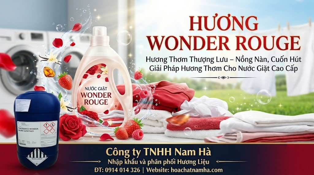 Hương nước giặt Wonder Rouge (Hoa Hồng Đỏ)