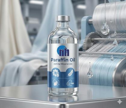Dầu White Oil (Dầu Paraffin) Trong Công Nghệ Dệt May Hiện Đại: Cẩm Nang Kỹ Thuật, Thông Số Vận Hành Và Giải Pháp Bôi Trơn Tối Ưu Cho Sợi & Máy Dệt