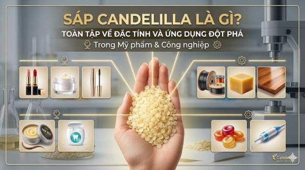 Sáp Candelilla là gì? Đặc tính và ứng dụng trong mỹ phẩm & công nghiệp