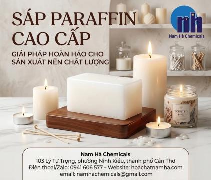 Sáp Paraffin Bán Tinh Chế (Semi-Refined Heavy Paraffin Wax): Giải Mã Tiêu Chuẩn Vàng Trong Nghệ Thuật Sản Xuất Nến Cao Cấp