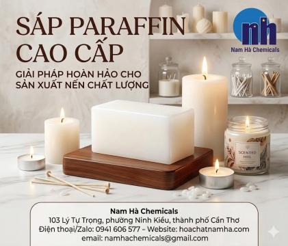 Sáp Paraffin Bán Tinh Chế (Semi-Refined Heavy Paraffin Wax): Giải Mã Tiêu Chuẩn Vàng Trong Nghệ Thuật Sản Xuất Nến Cao Cấp