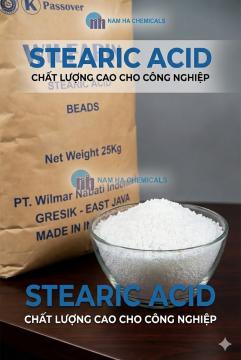Stearic Acid là gì? Ứng dụng Stearic Acid trong mỹ phẩm & công nghiệp