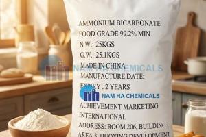 AMMONIUM BICARBONATE (NH4HCO3) - BỘT KHAI