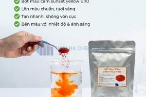 Màu Vàng Cam Sunset Yellow (E110)